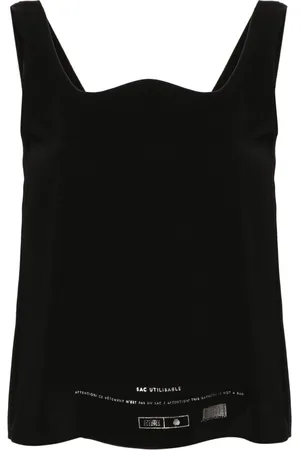 Maison Margiela Sac Utilisable-print technical jersey top