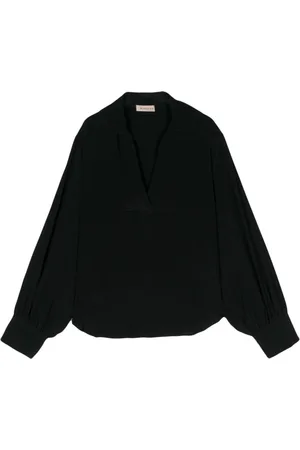 BLANCA Long-sleeves crepe blouse