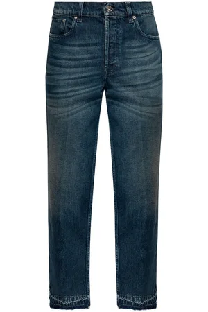Lanvin Logo-patch cotton jeans