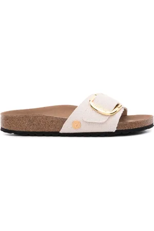 Birkenstock Madrid canvas slides