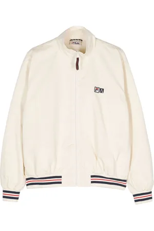 Fila Logo-appliqué bomber jacket