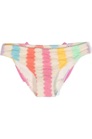 MC2 SAINT BARTH Bow-detail interwoven bikini bottom