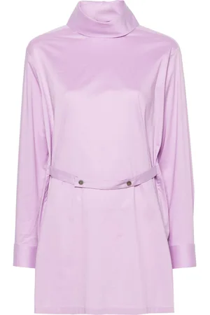 Issey Miyake Fastened long-length poplin shirt