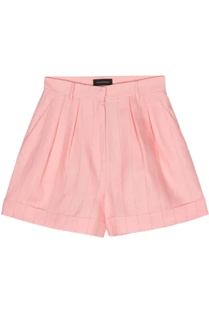 The Andamane Rina pinstriped tailored shorts