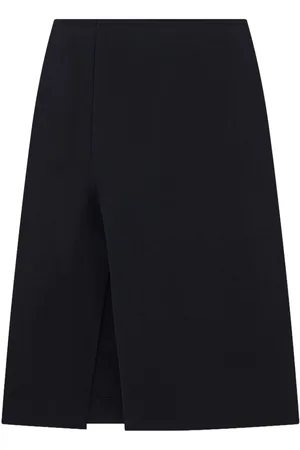 Stella McCartney Slit organic cotton skirt