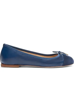 Scarosso Carla bow-detailing leather ballerinas