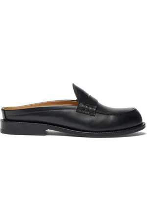 Scarosso Clementina almond-toe leather mules