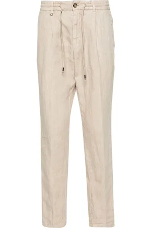 HUGO BOSS Pleat-detail tapered trousers