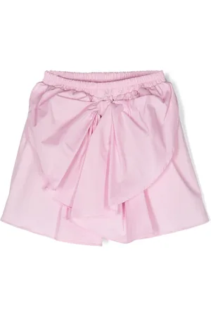 MISS GRANT Bow-detail flared skirt