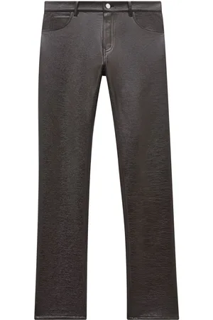 Courrèges Slim-cut vinyl trousers