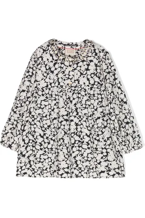 Scotch&Soda Floral-print collarless blouse