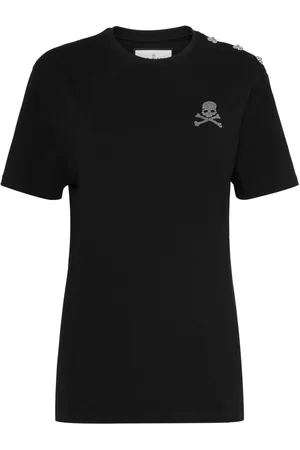 Philipp Plein Skull-embellished cotton T-shirt