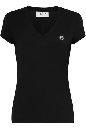 Philipp Plein Logo-appliquéd cotton T-shirt