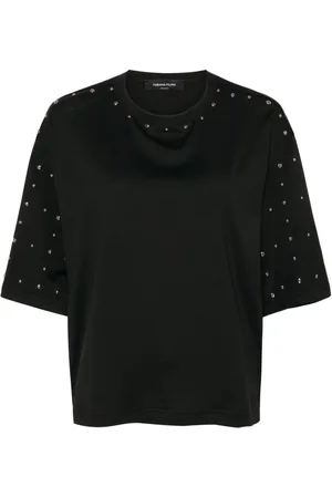 Fabiana Filippi Stud-embellished T-shirt
