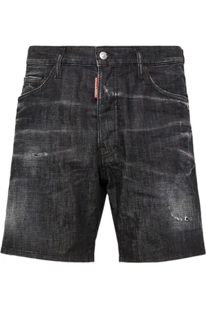 Dsquared2 Distressed-effect denim shorts