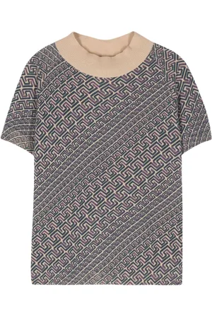 VERSACE 2000s Greca-print jumper