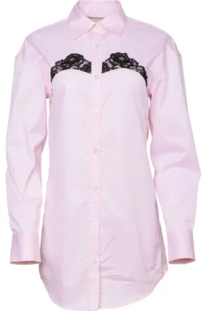FLEUR DU MAL Poplin shirt dress