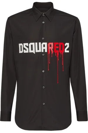 Dsquared2 Logo-print cotton shirt