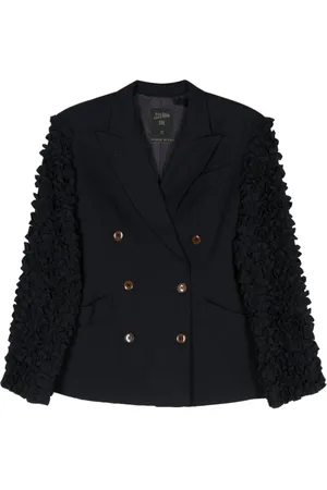 Jean Paul Gaultier 1990s ruffled-detail blazer