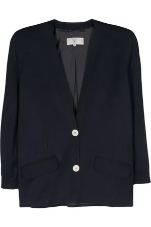 VALENTINO GARAVANI 1980s single-breasted wool jacket