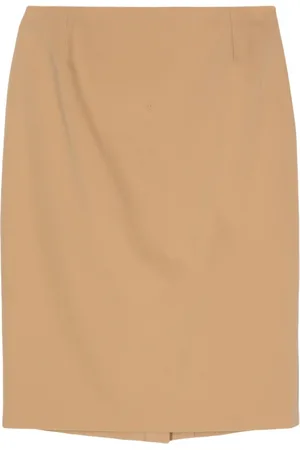 Prada 1990s dart-detail skirt