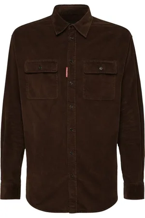 Dsquared2 Long-sleeve corduroy shirt