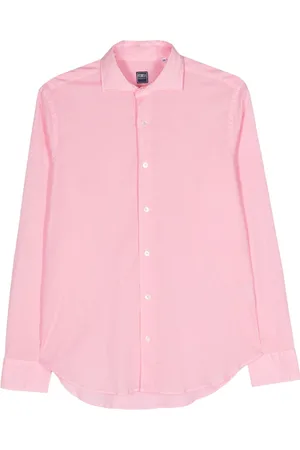 FEDELI Long-sleeve poplin shirt