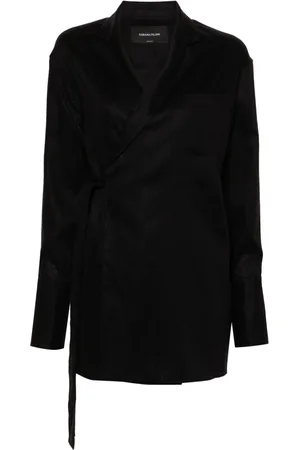 Fabiana Filippi Linen wrap jacket