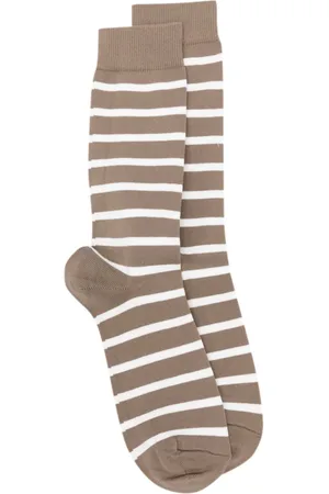 Sunspel Striped ankle socks