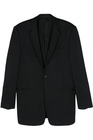 Giorgio Armani 2000s single-breasted striped blazer