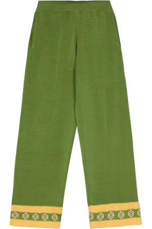 BODE Wellfleet knitted straight-leg trousers