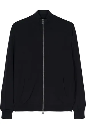 FEDELI Virgin wool zip-up cardigan