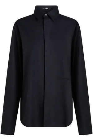 Karl Lagerfeld Monogram-embroidered shirt