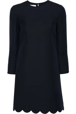 VALENTINO GARAVANI Virgin wool-blend shift minidress