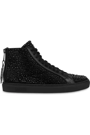 Moschino Spike-stud hi-top sneakers