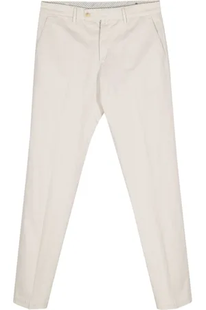 LUIGI BORRELLI NAPOLI Slim-fit chino trousers