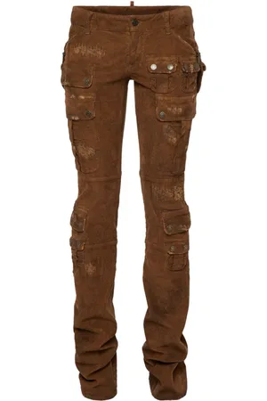 Dsquared2 Low-rise corduroy skinny trousers