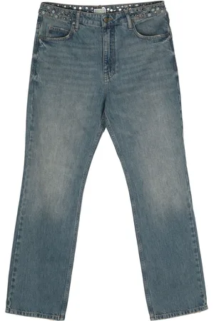 Guess Studded straight-leg jeans