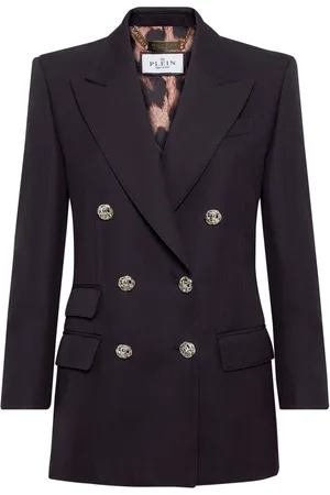 Philipp Plein Double-breasted wool blazer