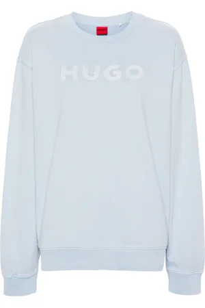 HUGO BOSS Logo-embroidered cotton sweatshirt