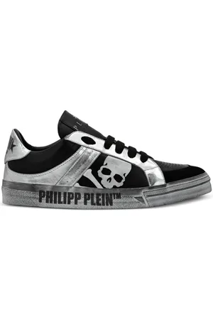 Philipp Plein Retrokickz TM leather sneakers