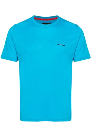 Kiton Logo-embroidered cotton T-shirt