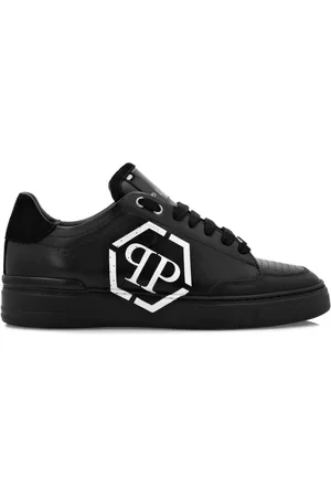 Philipp Plein Hexagon leather sneakers