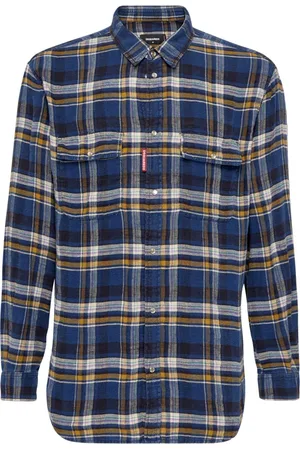 Dsquared2 Checked linen shirt