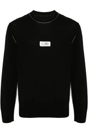 Maison Margiela Numbers-motif fine-knit jumper