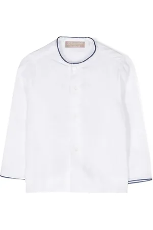 LA STUPENDERIA Slub-texture linen shirt