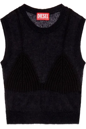 Diesel M-Arostica knitted tank top