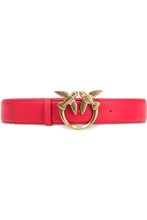 Pinko Love Berry leather belt
