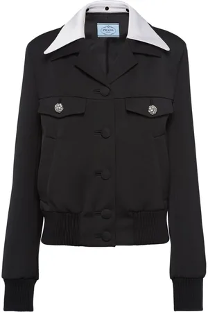 Prada Single-breasted wool jacket