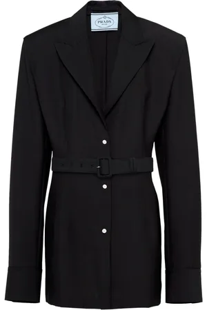 Prada Single-breasted mohair-blend jacket
